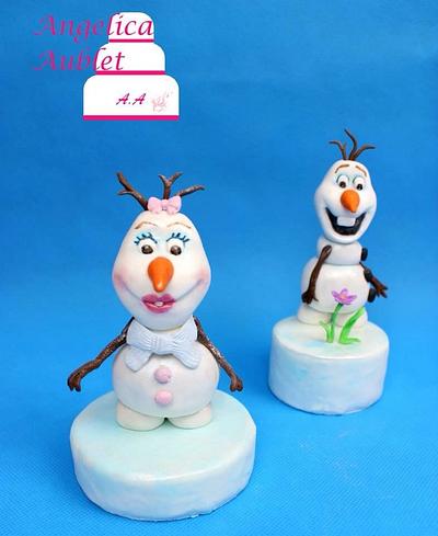 Olaf Girlfriend  - Cake by Angelica
