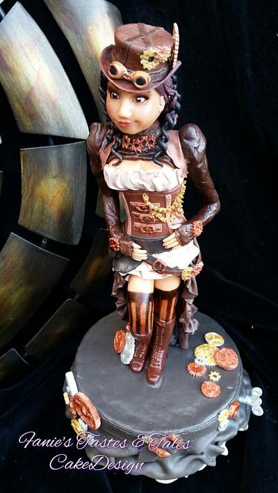 The Steampunk Girl  - Cake by Fanie Feickert-Sell