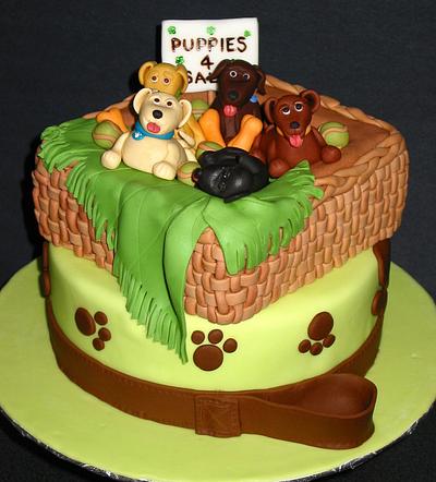 Puppies for sale - Cake by Jolis