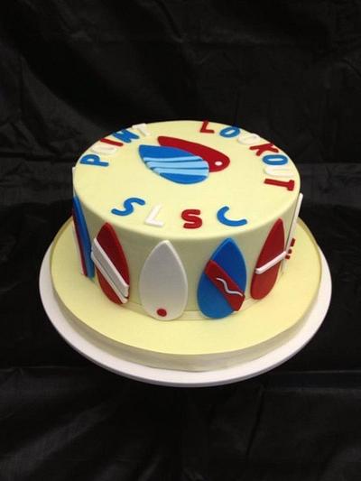 Surfboard cake - Cake by Caked Goodness