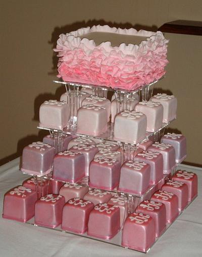 Ruffles and pearls  - Cake by Sugarart Cakes