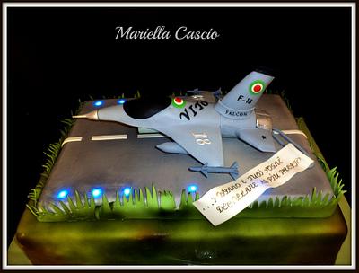 F 16 Airforce - Cake by Mariella Cascio