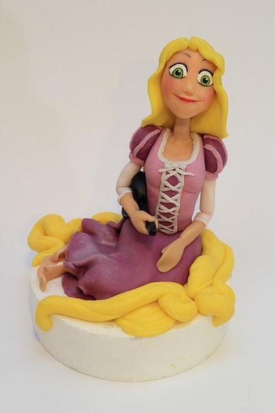 rapunzel cake topper - Cake by bamboladizucchero