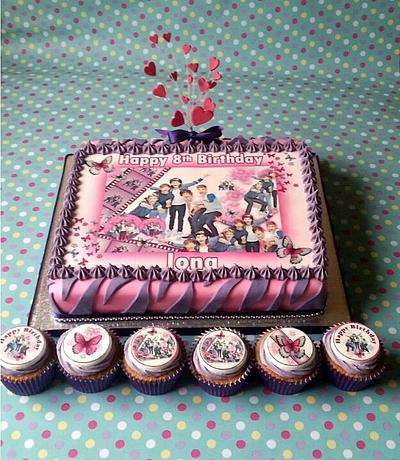 One Direction Cake - Cake by Tracey