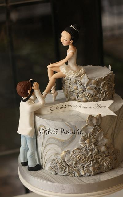 Marble Bas Relief Cake  - Cake by Sihirli Pastane
