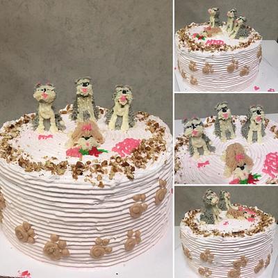 Lovely dogs - Cake by Pastelesymás Isa