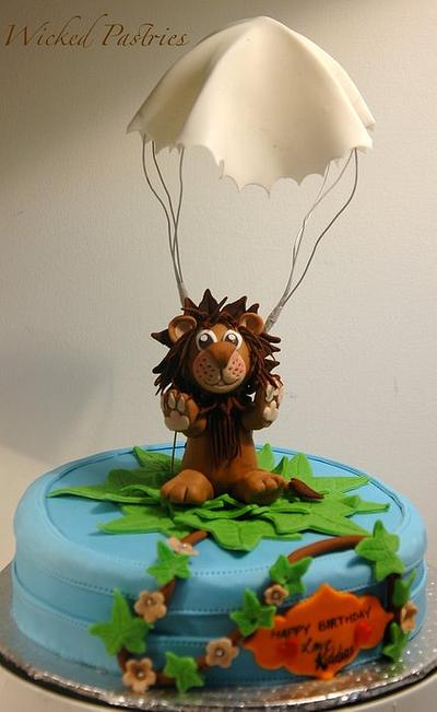 Lion And Parachute Cake :) - Cake by Latisha