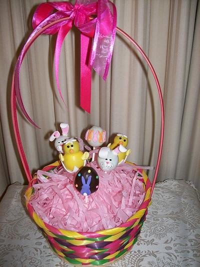 Easter Themed Cake Pops - Cake by Sarah