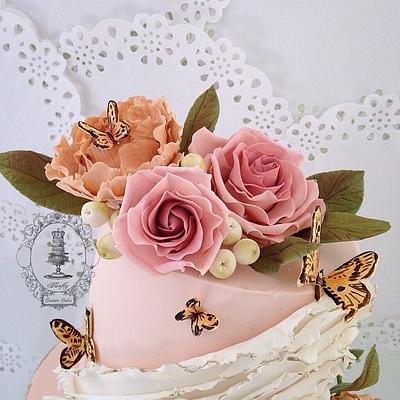 First Birthday Garden - Cake by Firefly India by Pavani Kaur