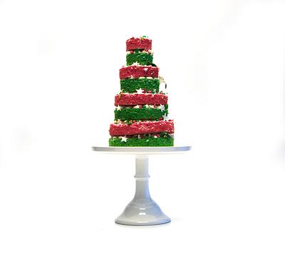 Christmas Naked Cake - Cake by Le RoRo Cakes