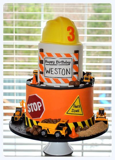 Construction Zone Cake - Cake by Hope Crocker