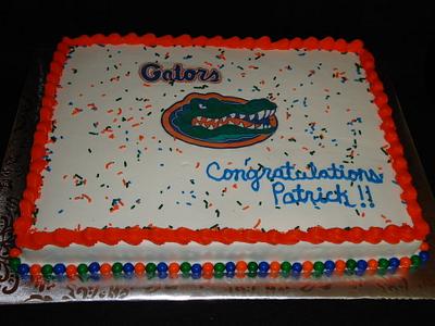 Gators - Cake by Kim Leatherwood
