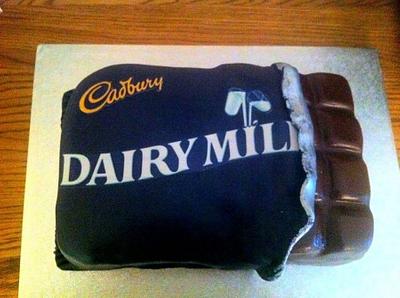 Dairy milk cake - Cake by CakeMeHappy15