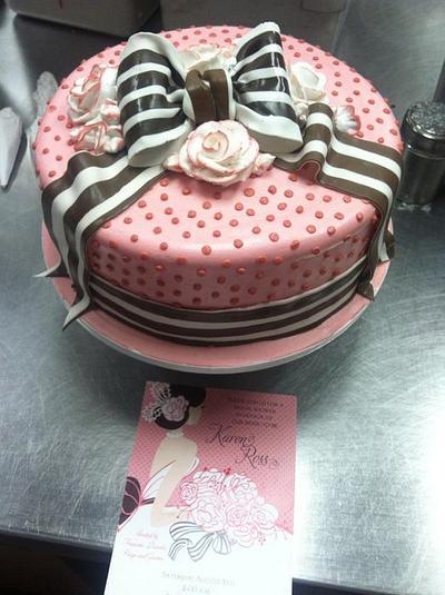 Bridal Shower  - Cake by littleshopofcakes