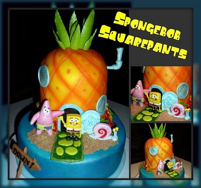 Spongebob Squarepants - Cake by  Brenda Lee Rivera 