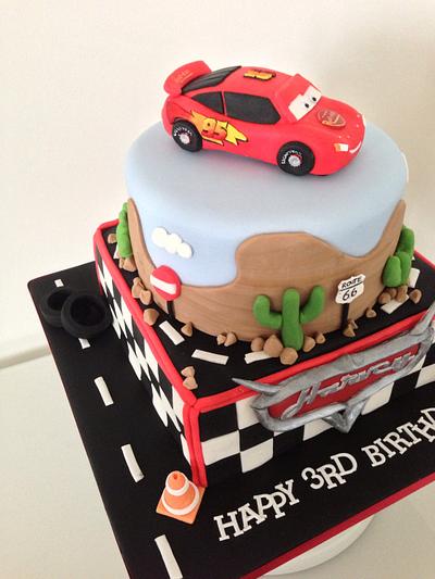 Disney Cars Cake - Cake by PaulasCraftyCakes