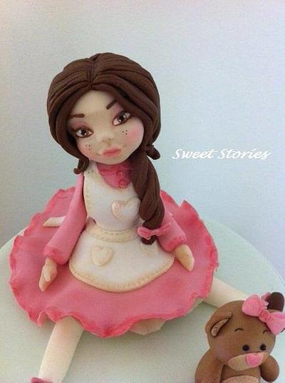 Sweet doll made out of fondant - Cake by Karla Sweet Stories