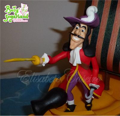 Captain Hook  - Cake by Bety'Sugarland by Elisabete Caseiro 
