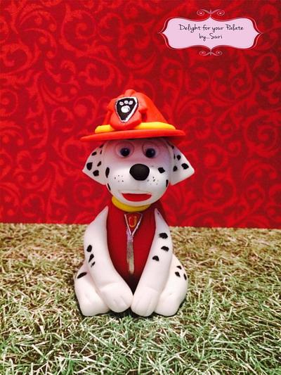 Marshall.... Paw Patrol  - Cake by Delight for your Palate by Suri
