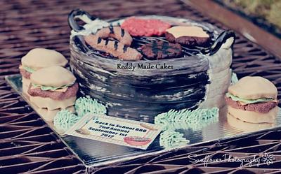BBQ in the Summer - Cake by Crystal Reddy