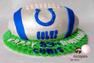 Football Cake - Cake by Jenn Chao