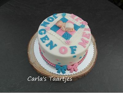 Gender Reveal Cake - Cake by Carla 