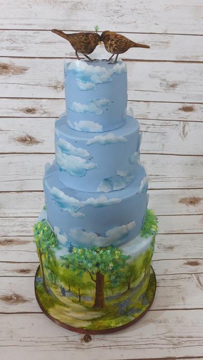 A Woodland Walk - Cake by Dragons and Daffodils Cakes