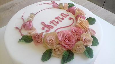 Anna's rose cake - Cake by Agnes Havan-tortadecor.hu