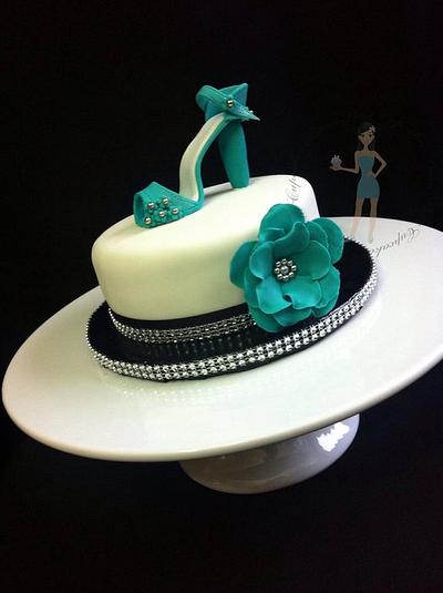 Teal Shoe - Cake by Beau Petit Cupcakes (Candace Chand)