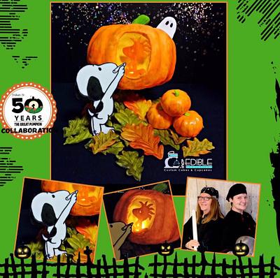 Snoopys' Woodstock Carving - The Great Pumpkin Collaboration  - Cake by incrEdibleAddiction