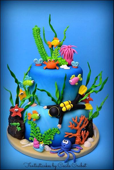 Under the Sea Cake - Cake by Cecile Crabot