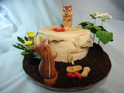Chipmunks - Cake by Diana