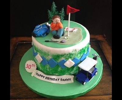 Golf cake - Cake by Jaclyn Dinko