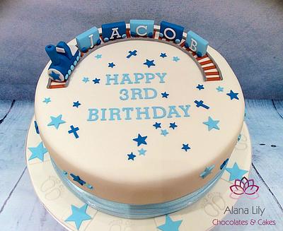 A simple train cake - Cake by Alana Lily Chocolates & Cakes