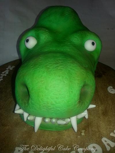 ROAR.... Dinosaur - Cake by lesley hawkins