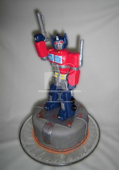 Transformers - Optimus Prime - Cake by SayangManis