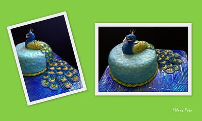 Peacock - Cake by MP Cakes