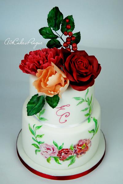 Love is always blooming! - Cake by Art Cakes Prague