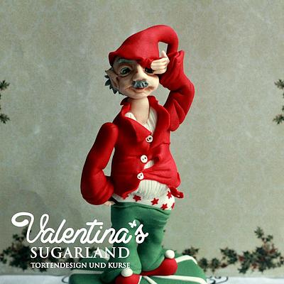 Christmas Elf - Cake by Valentina's Sugarland