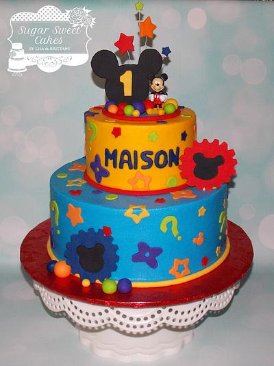 Mickey Mouse 1st Birthday - Cake by Sugar Sweet Cakes