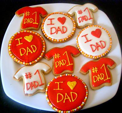 Father's Day cookies - Cake by BakeAru