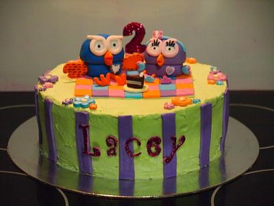 Hoot and Hootabelle Picnic - Cake by LCSCC