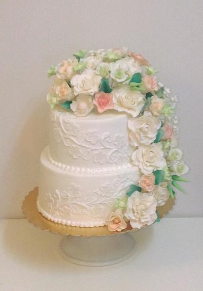 SPRING FLOWERS  - Cake by elisabethcake 