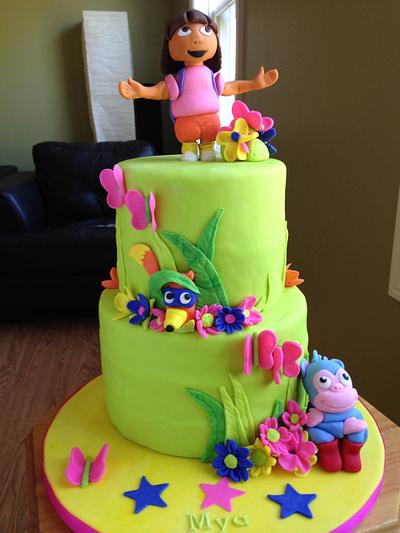 Dora Cake  - Cake by Cake Engineer