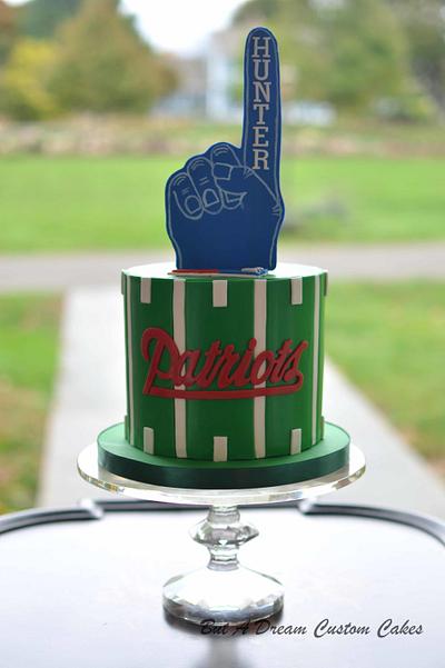 New England Patriots Cake - Cake by Elisabeth Palatiello