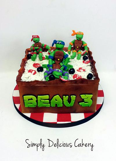 TMNT cake - Cake by Simply Delicious Cakery
