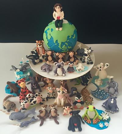 27.7 ONE.....One Earth, One Love - Cake by Kylie Marks