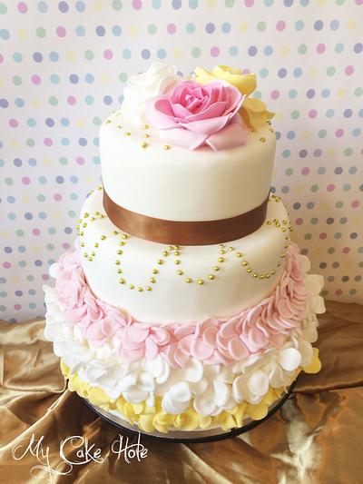 Summer Ruffles - Cake by Leigh Medway
