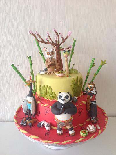 Kung fu panda cake - Cake by MisCosasPreciosas