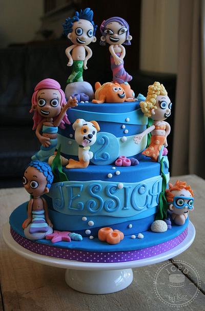 Bubble Guppies  - Cake by IcedByKez